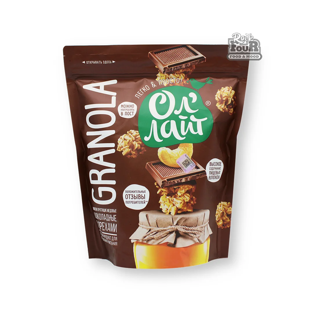 Muesli "Ol'light" chocolate with nuts 280g